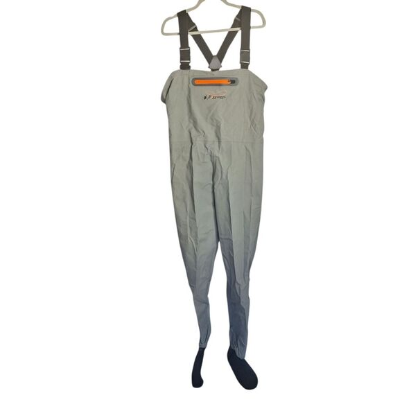Frogg Toggs Mens Fishing Chest Waders Stocking Foot Slate Gray Medium - Picture 1 of 14